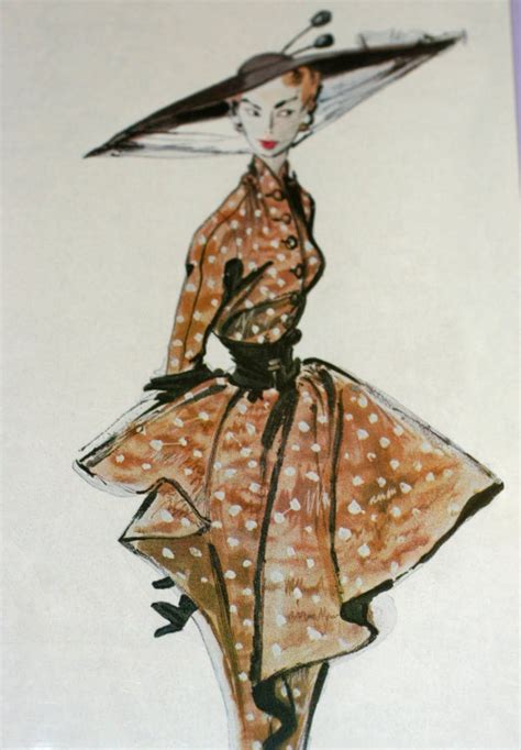 vintage fashion design sketches